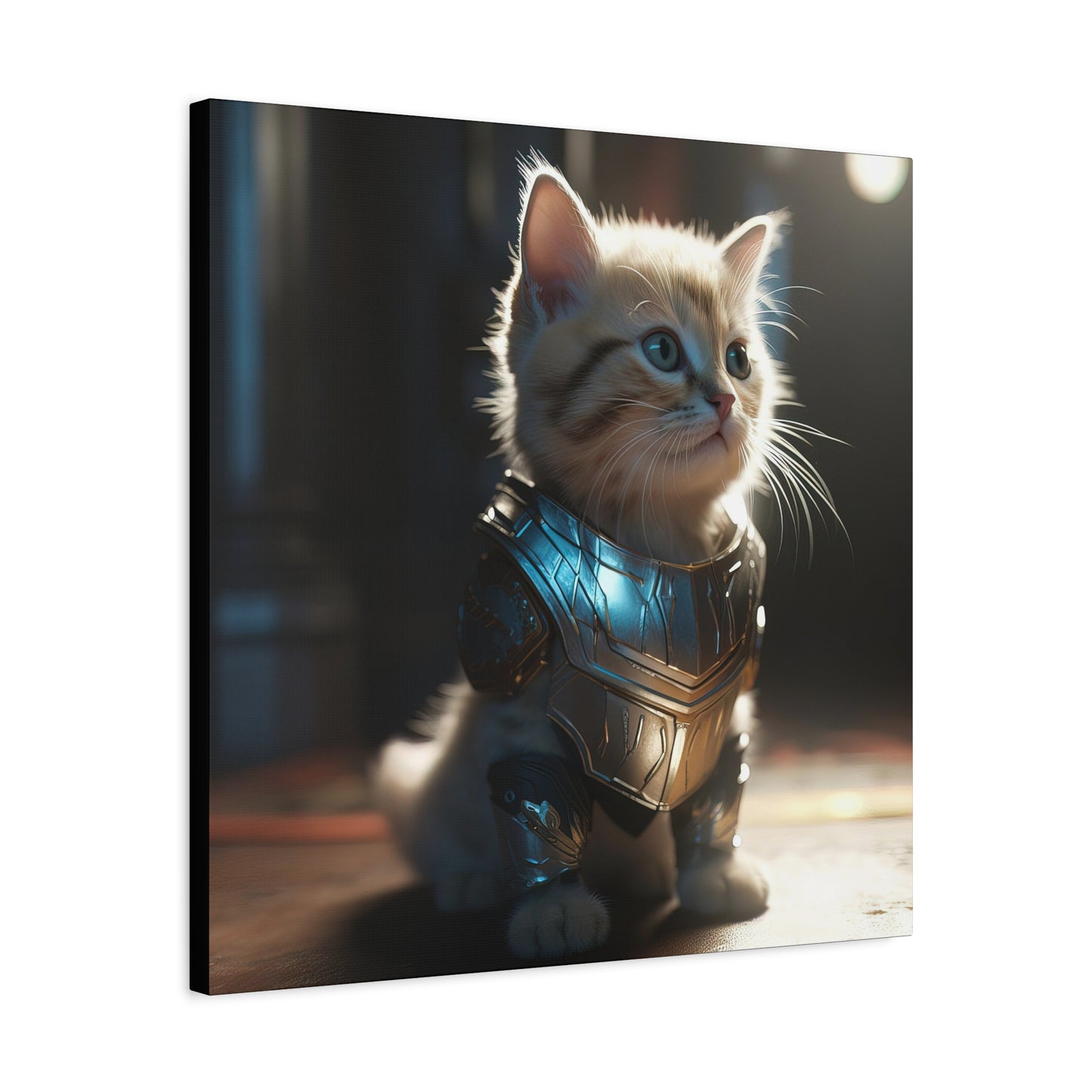 Thunder Kitten Matte Canvas, Stretched, 1.25"