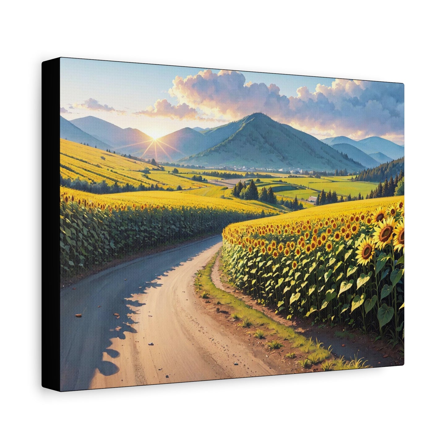 SunflowerAI Gen Matte Canvas, Stretched, 1.25"