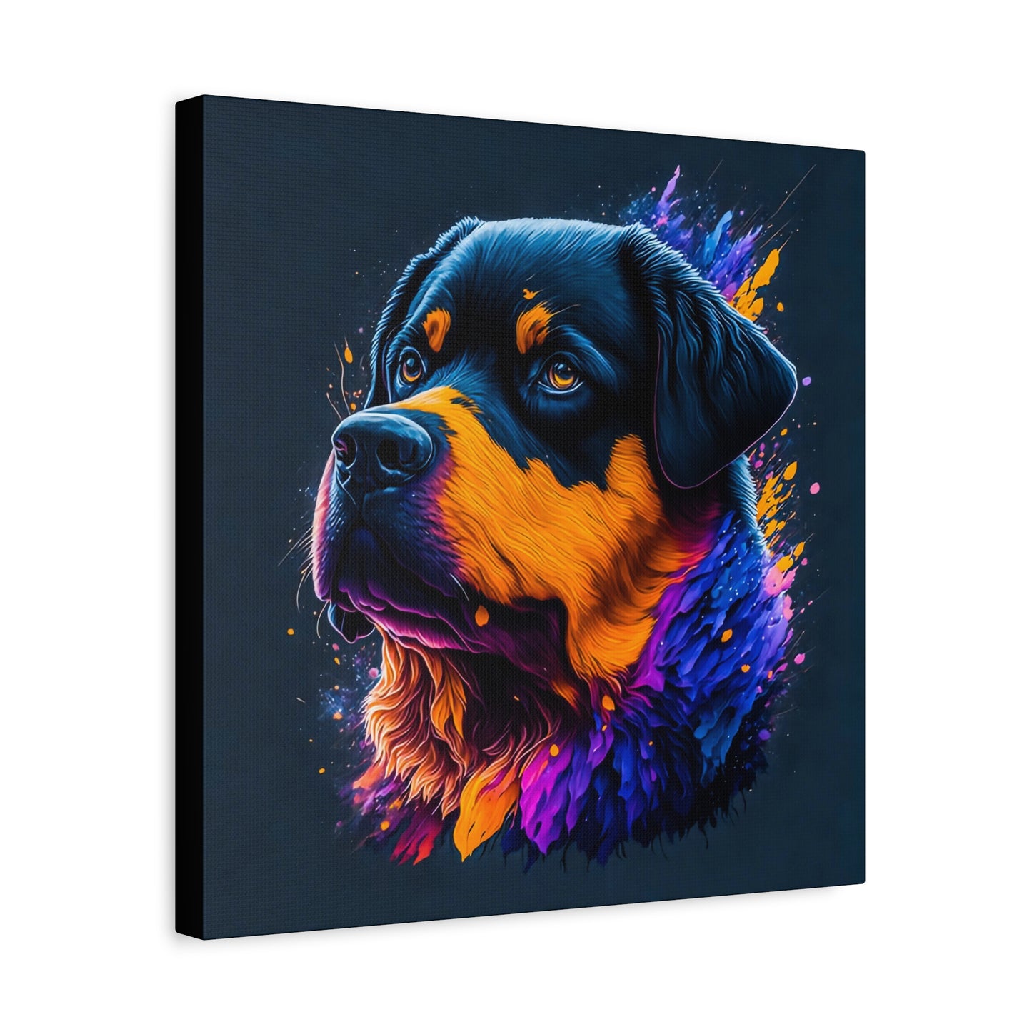 Rottweiller Matte Canvas, Stretched, 1.25"