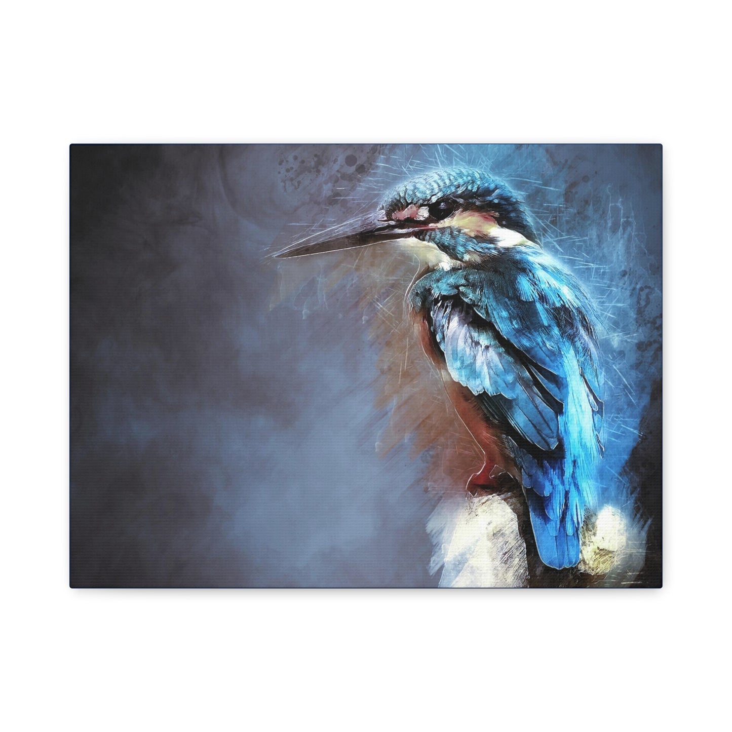Kingfisher Matte Canvas, Stretched, 1.25"