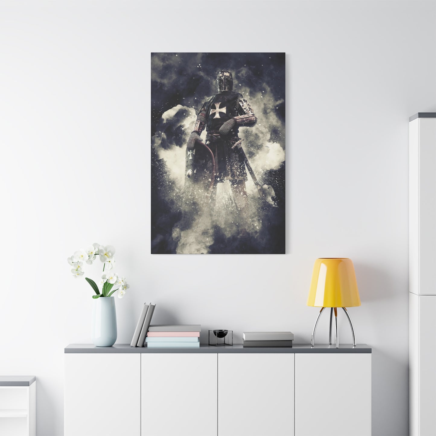 Knight Crusader Matte Canvas, Stretched, 1.25"