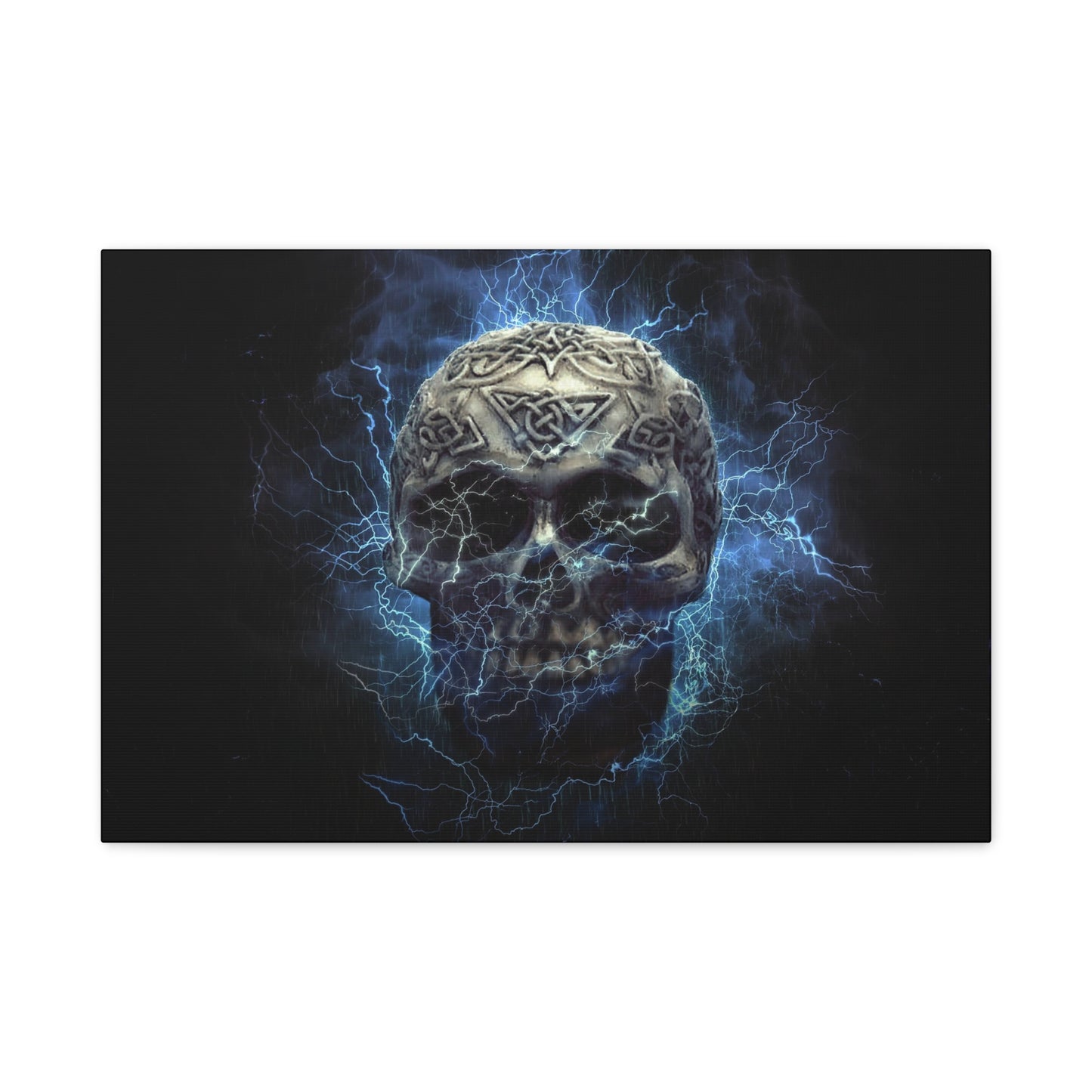 Skull Matte Canvas, Stretched, 1.25"