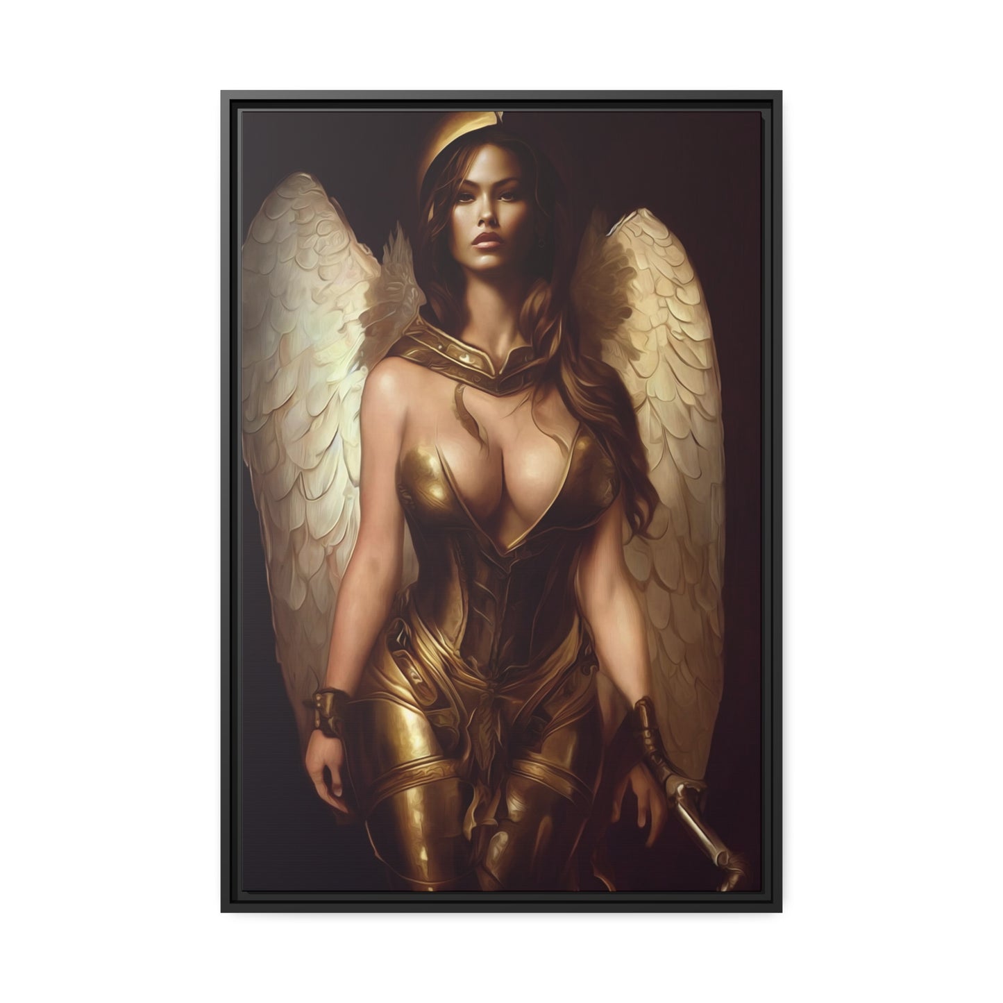 Goddess Matte Canvas, Black Frame