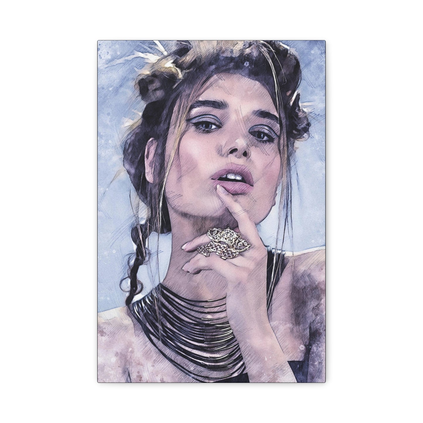Woman Matte Canvas, Stretched, 1.25"