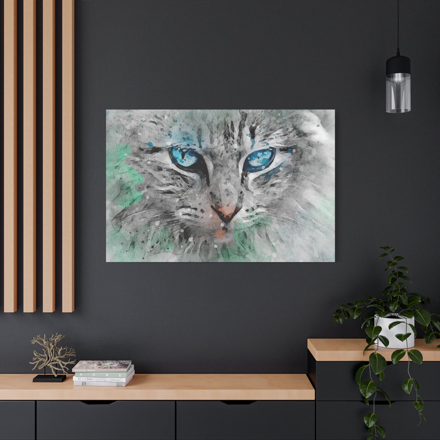 CAT Matte Canvas, Stretched, 1.25"