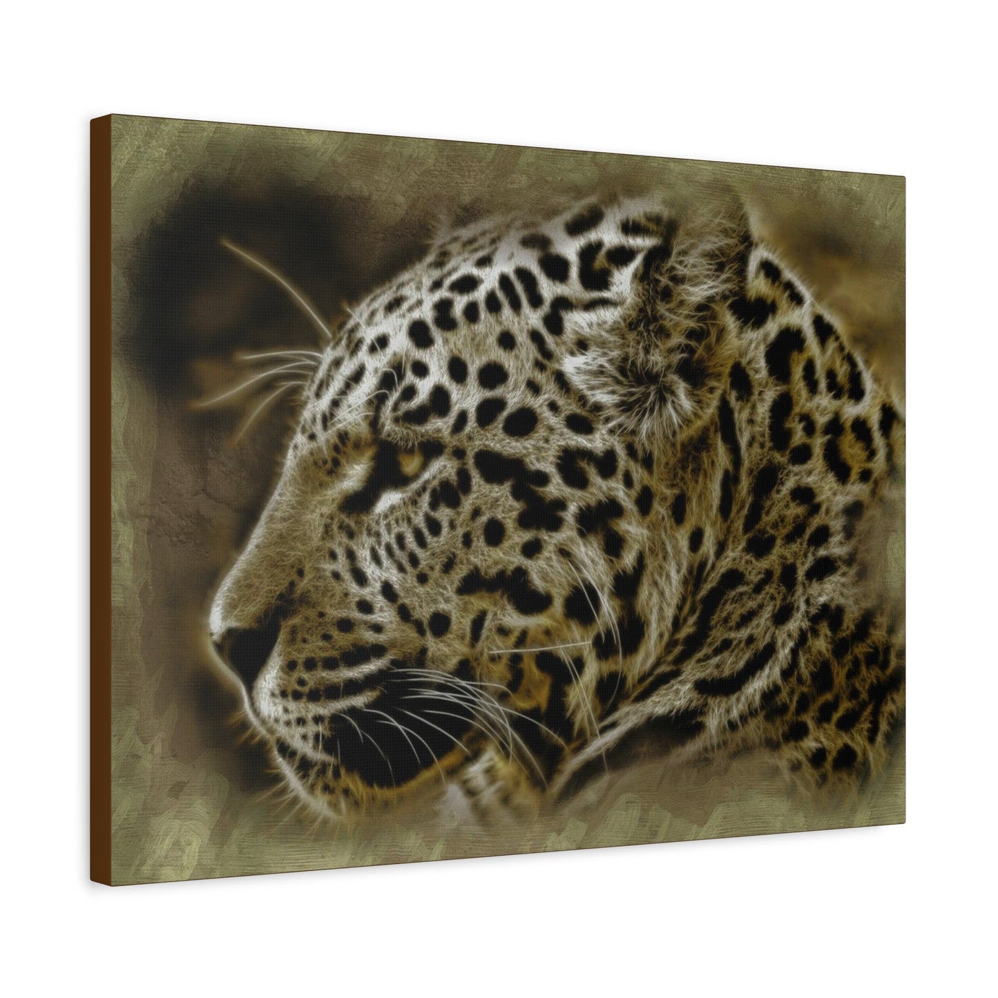 Jaguar Matte Canvas, Stretched, 1.25"