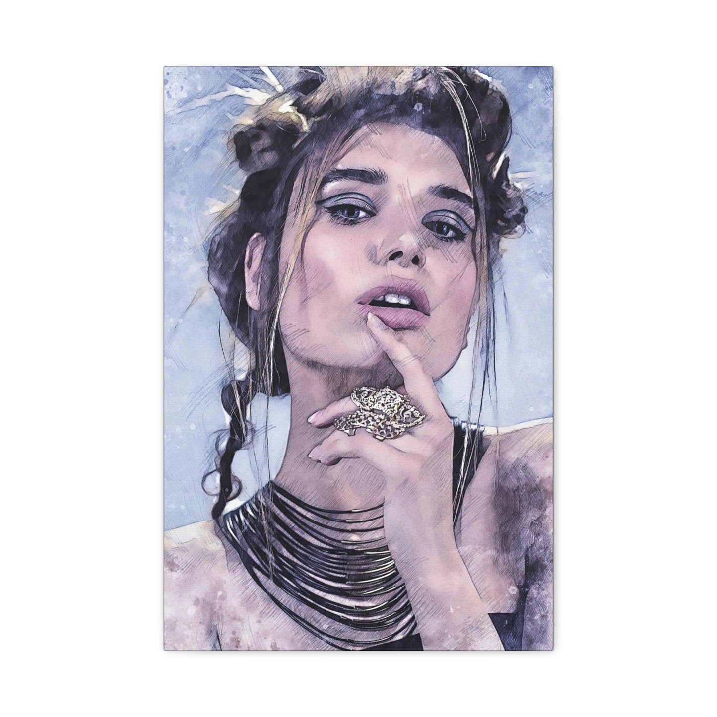 Woman Matte Canvas, Stretched, 1.25"