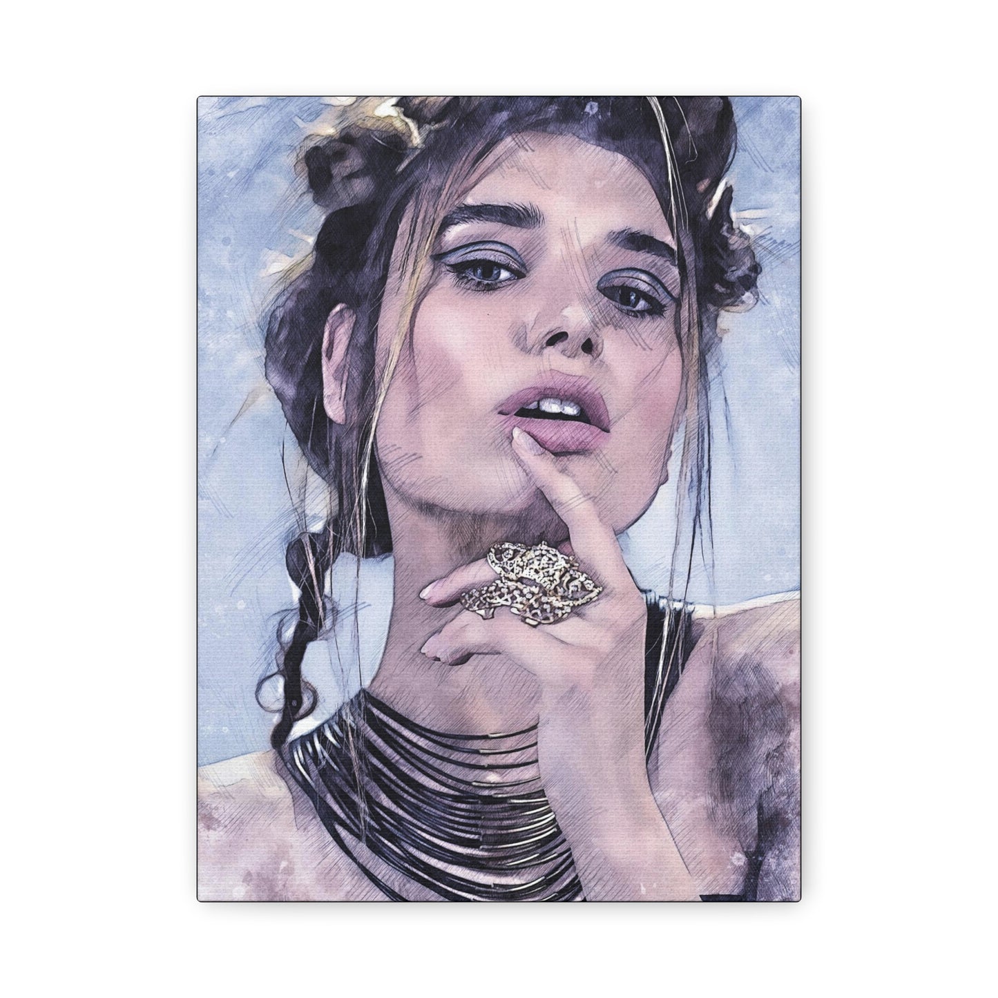 Woman Matte Canvas, Stretched, 1.25"