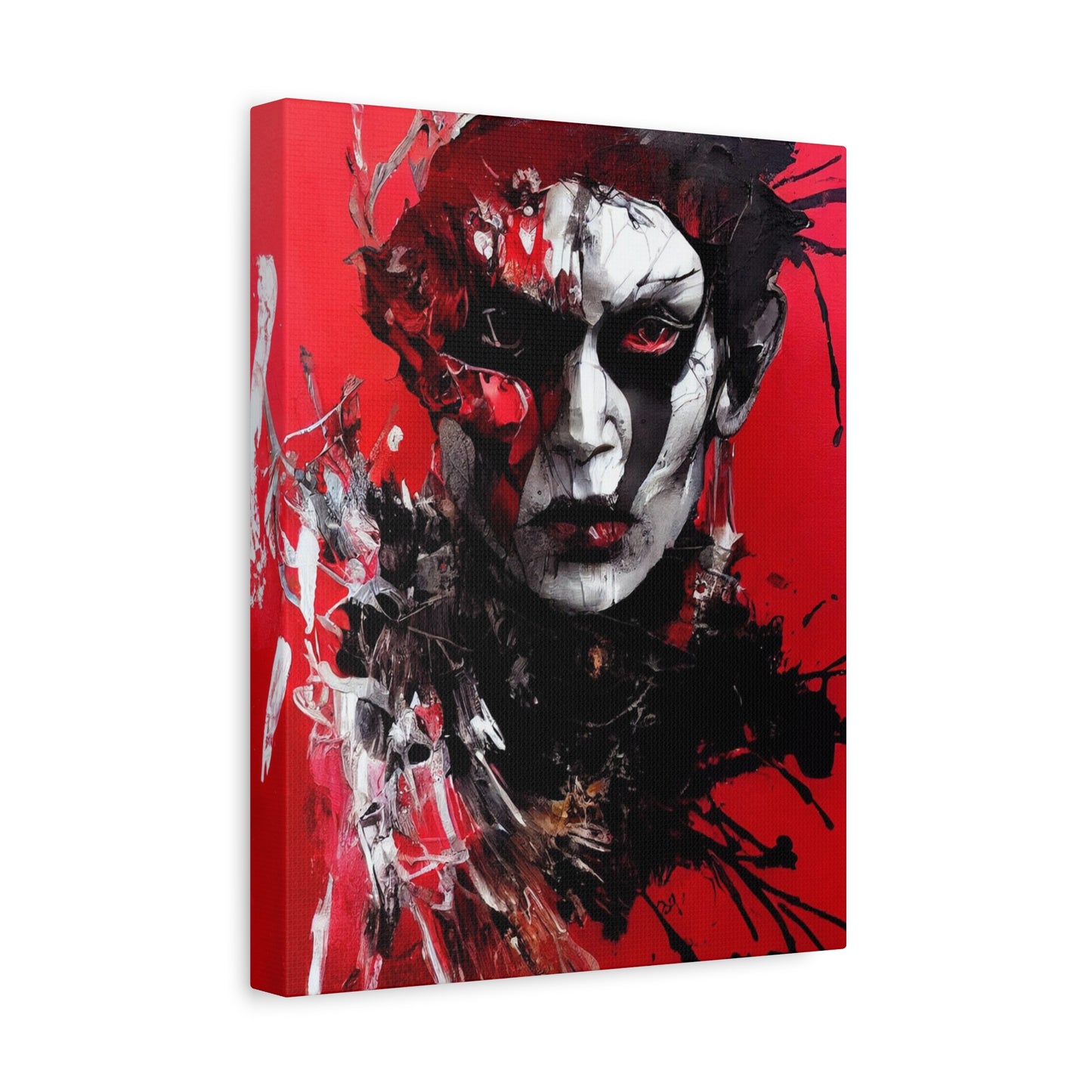 Shaman Red AI Gen Matte Canvas, Stretched, 1.25"