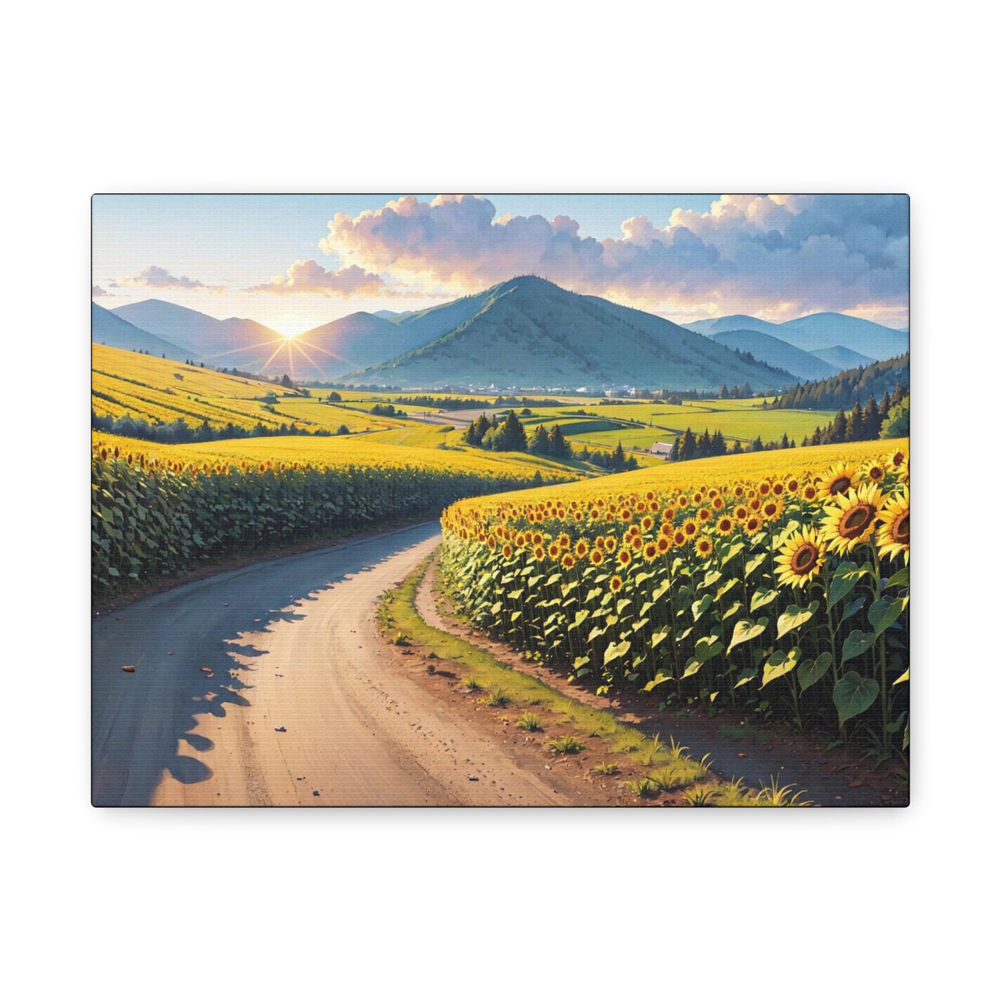 SunflowerAI Gen Matte Canvas, Stretched, 1.25"