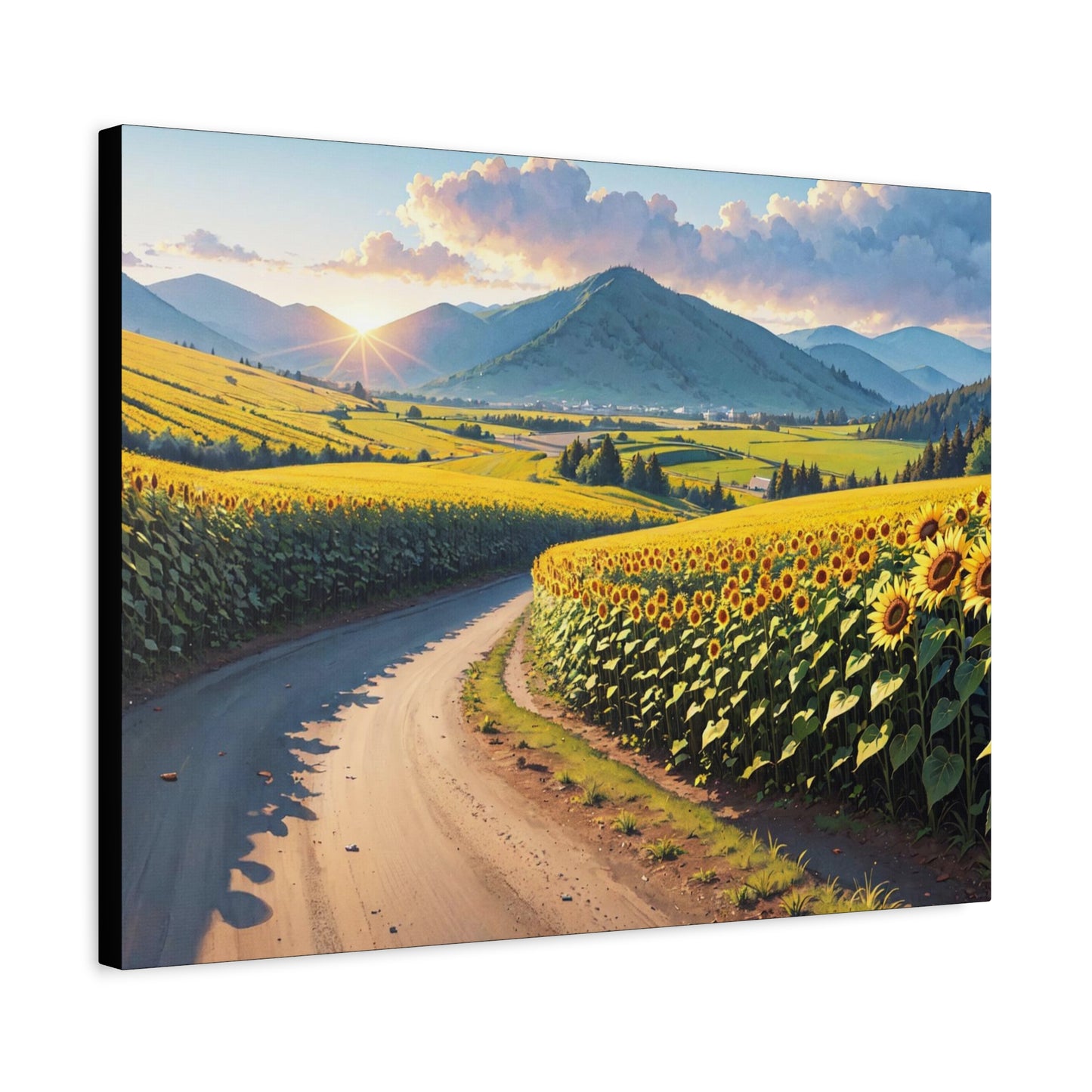 SunflowerAI Gen Matte Canvas, Stretched, 1.25"