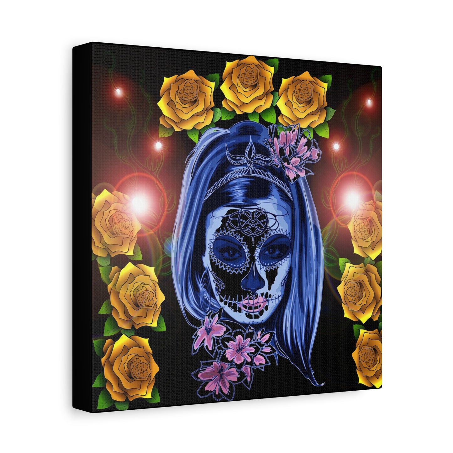 Day of the dead Matte Canvas, Stretched, 1.25"