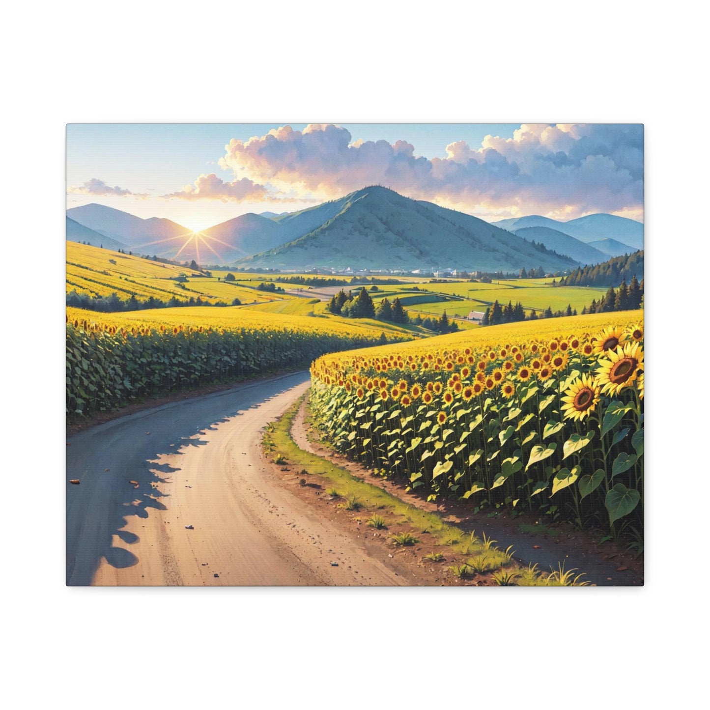 SunflowerAI Gen Matte Canvas, Stretched, 1.25"
