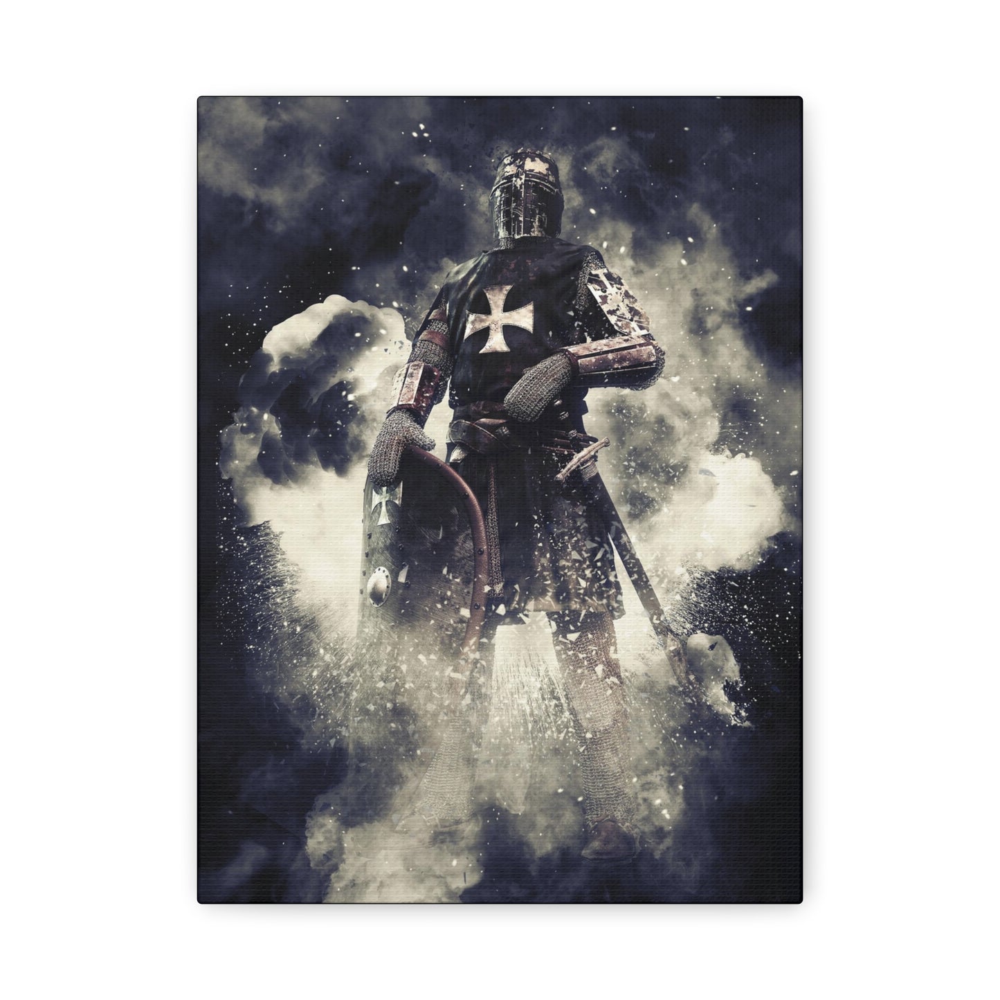 Knight Crusader Matte Canvas, Stretched, 1.25"