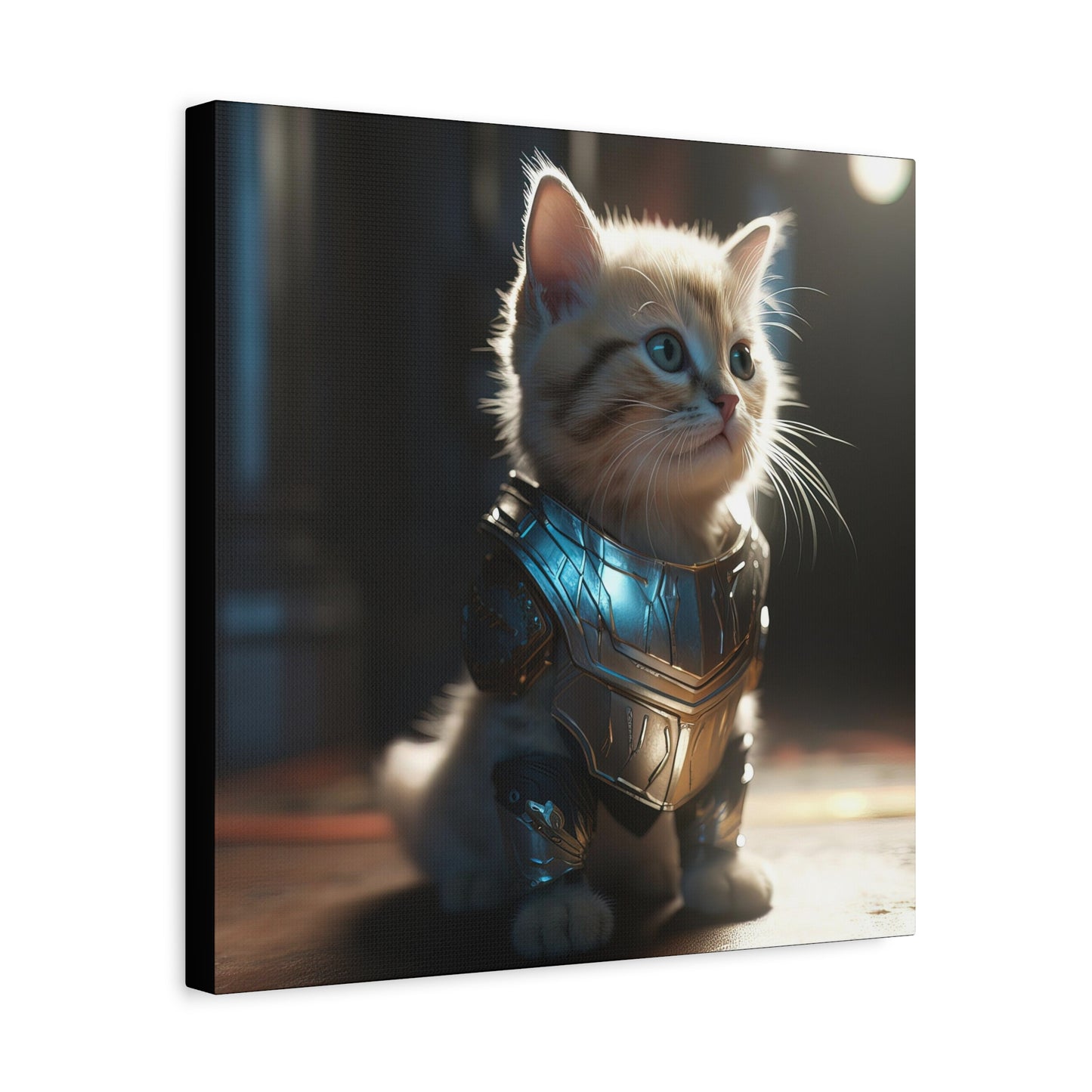Thunder Kitten Matte Canvas, Stretched, 1.25"