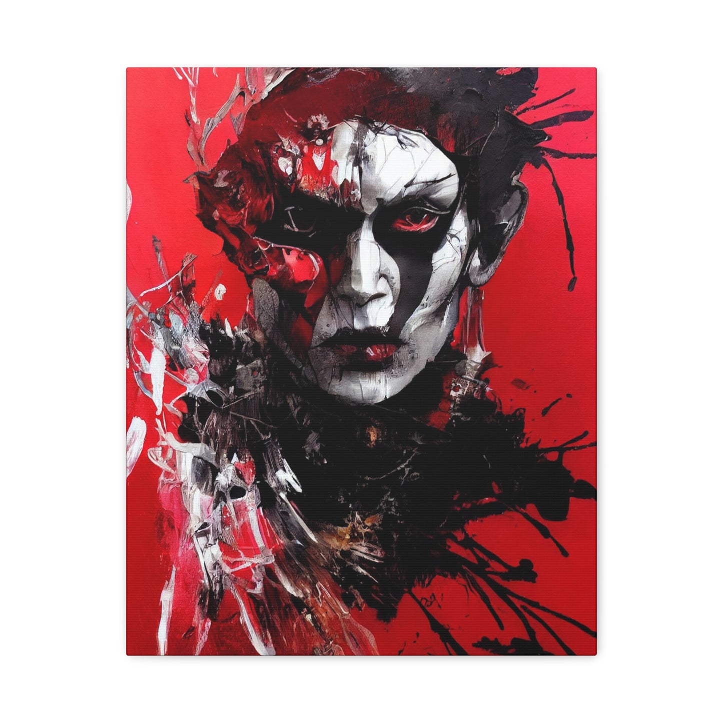 Shaman Red AI Gen Matte Canvas, Stretched, 1.25"