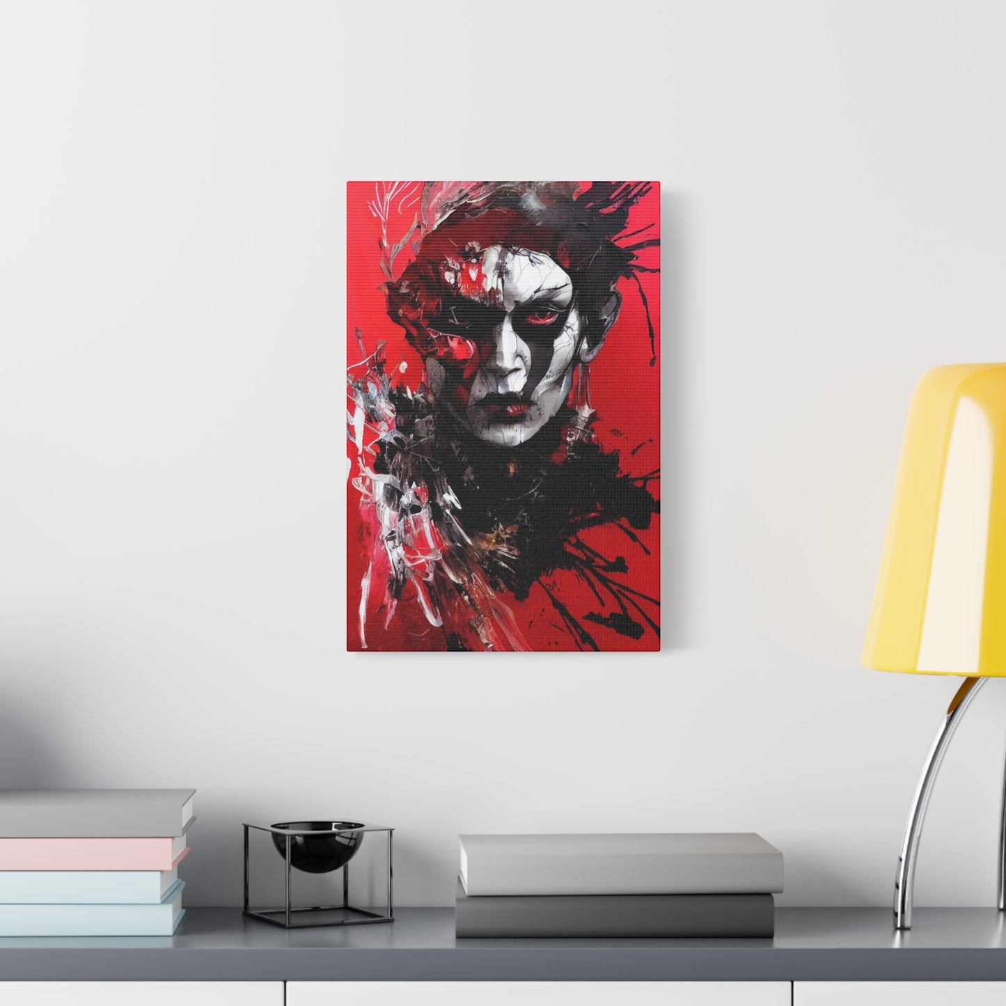 Shaman Red AI Gen Matte Canvas, Stretched, 1.25"