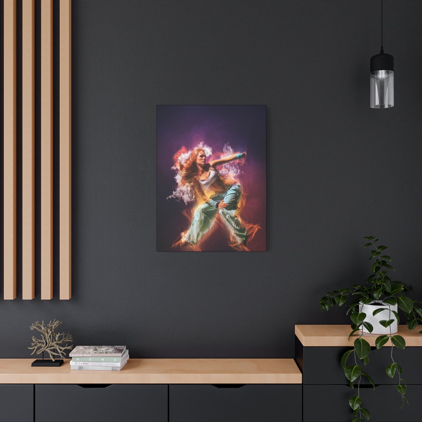 Dancing Woman Matte Canvas, Stretched, 1.25"