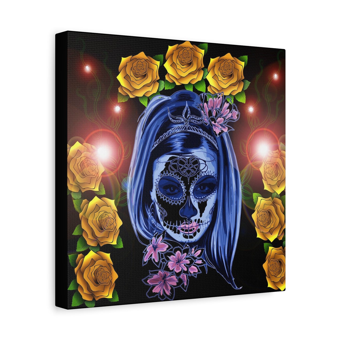 Day of the dead Matte Canvas, Stretched, 1.25"