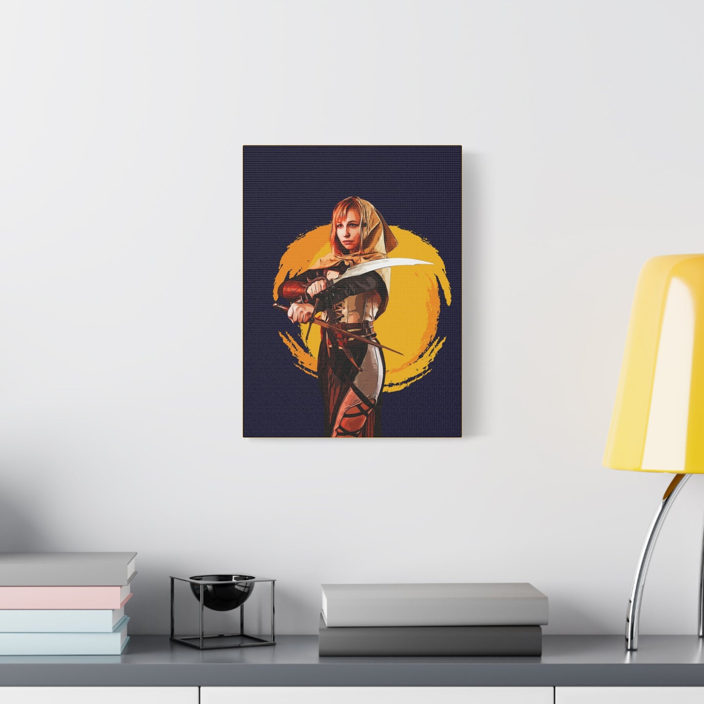 Cosplay Woman Warrior Matte Canvas, Stretched, 1.25"
