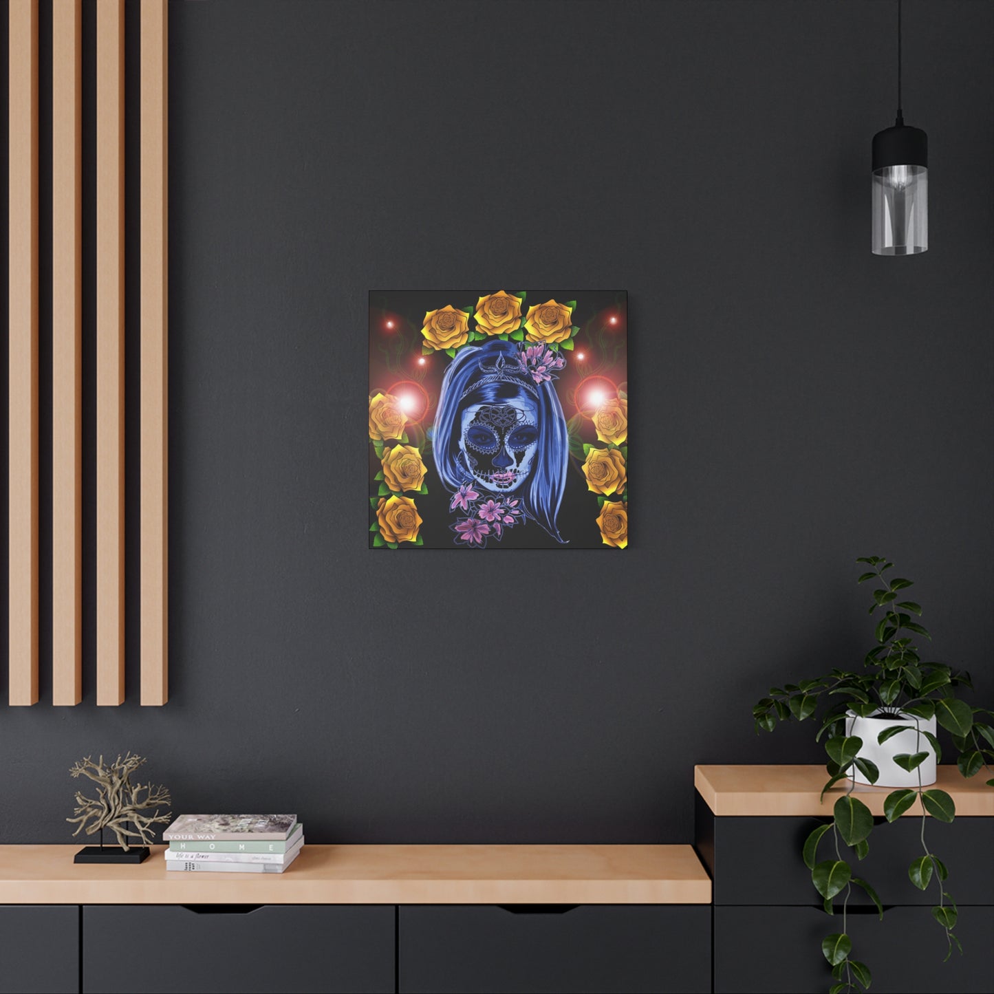 Day of the dead Matte Canvas, Stretched, 1.25"