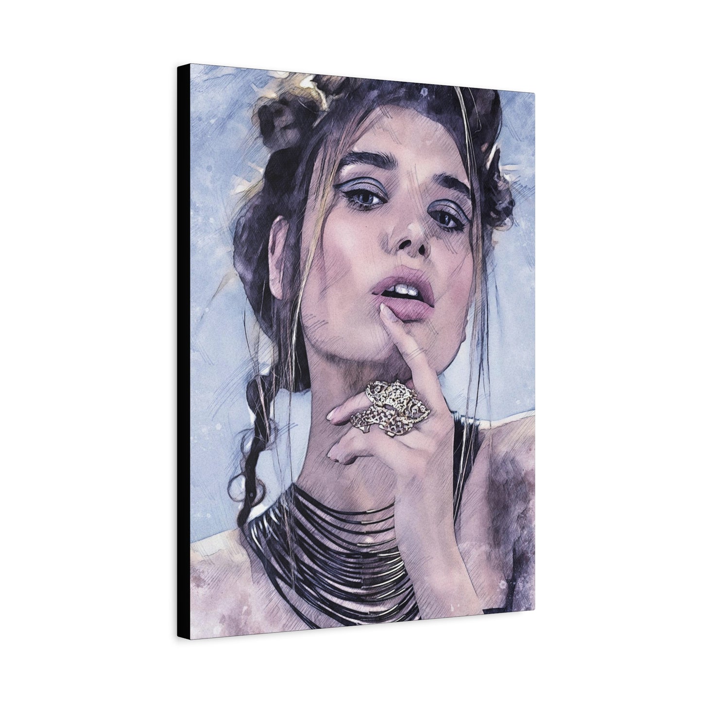 Woman Matte Canvas, Stretched, 1.25"
