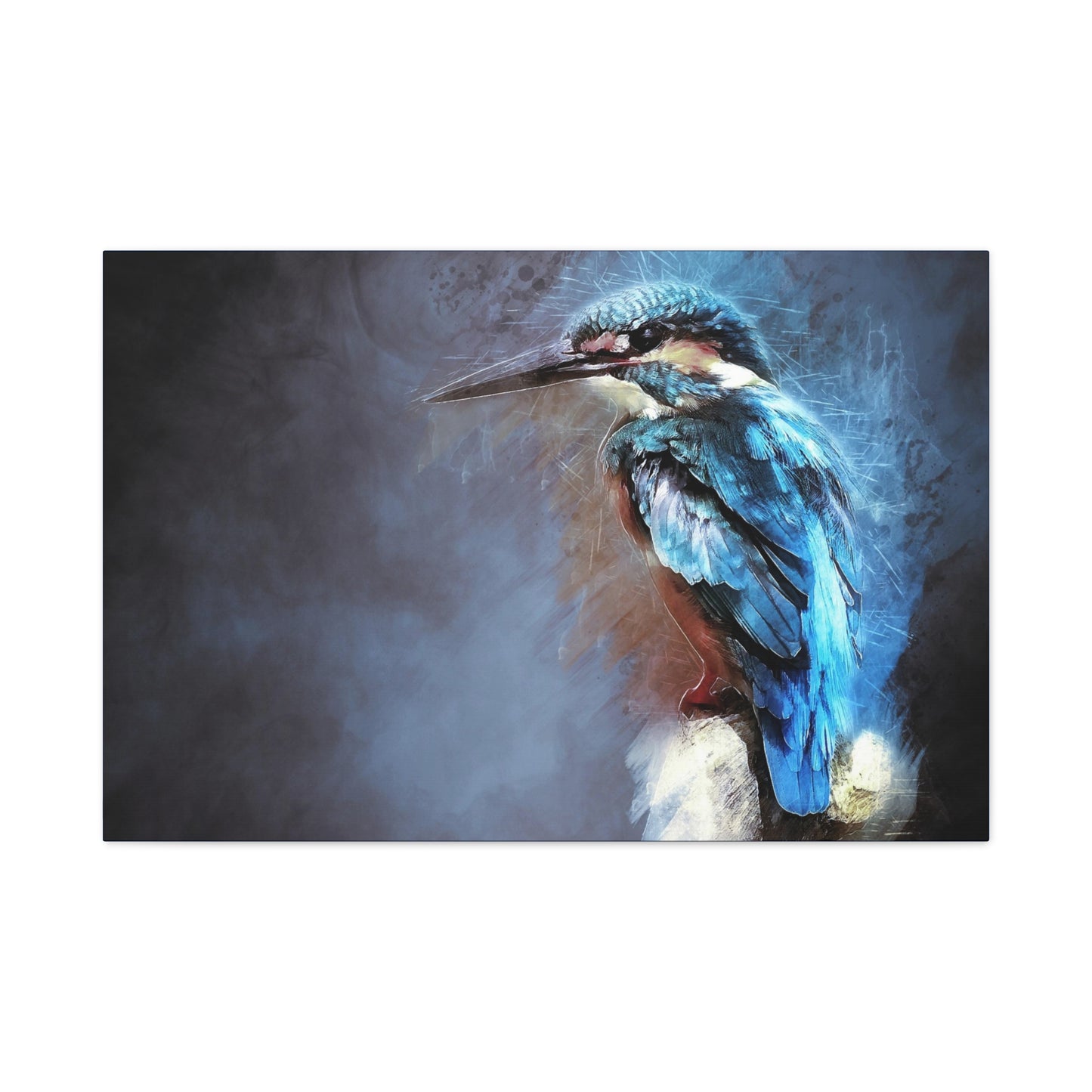 Kingfisher Matte Canvas, Stretched, 1.25"