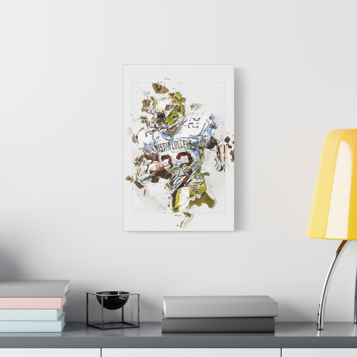 Football Matte Canvas, Stretched, 1.25"