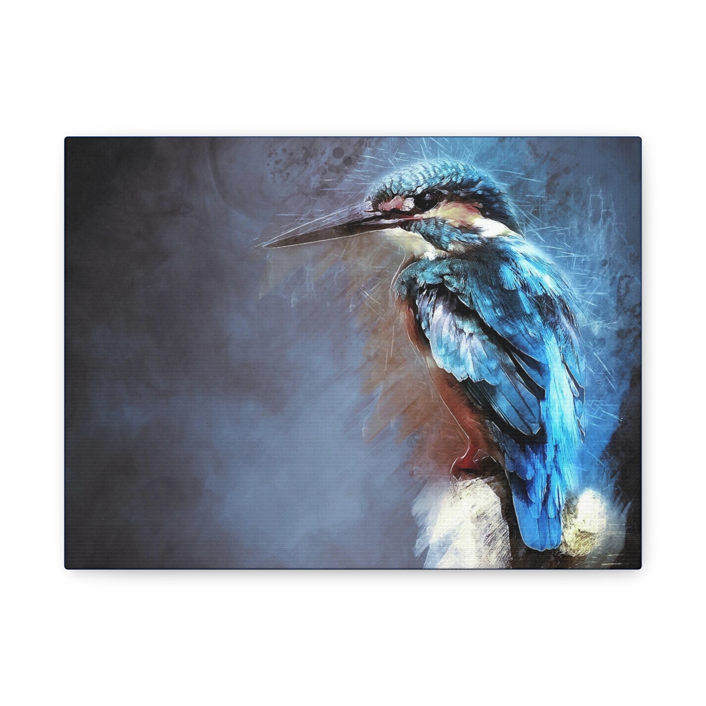 Kingfisher Matte Canvas, Stretched, 1.25"
