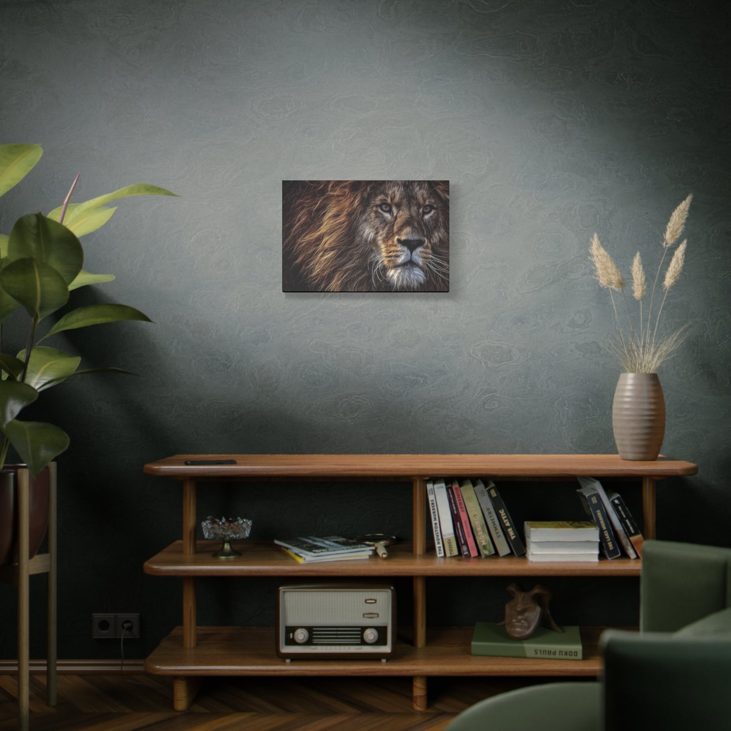 Lion Matte Canvas, Stretched, 1.25"