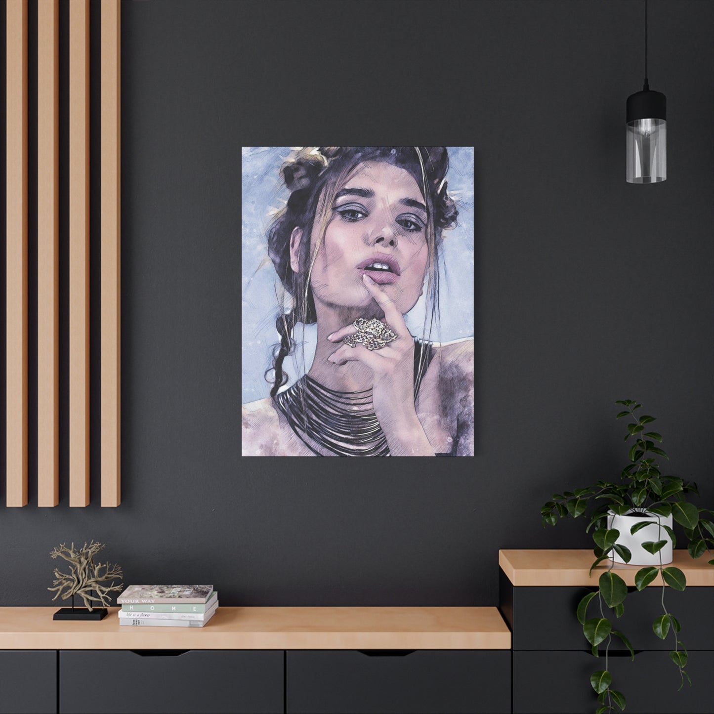 Woman Matte Canvas, Stretched, 1.25"
