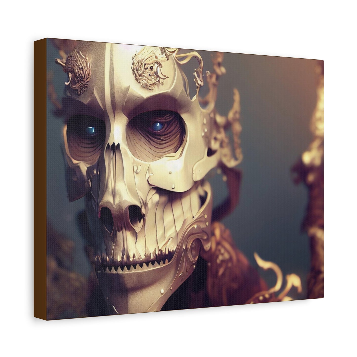Skull AI Gen Matte Canvas, Stretched, 1.25"