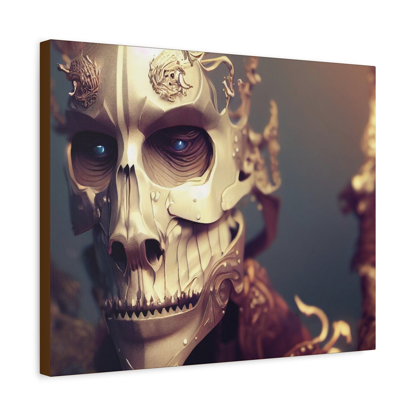 Skull AI Gen Matte Canvas, Stretched, 1.25"