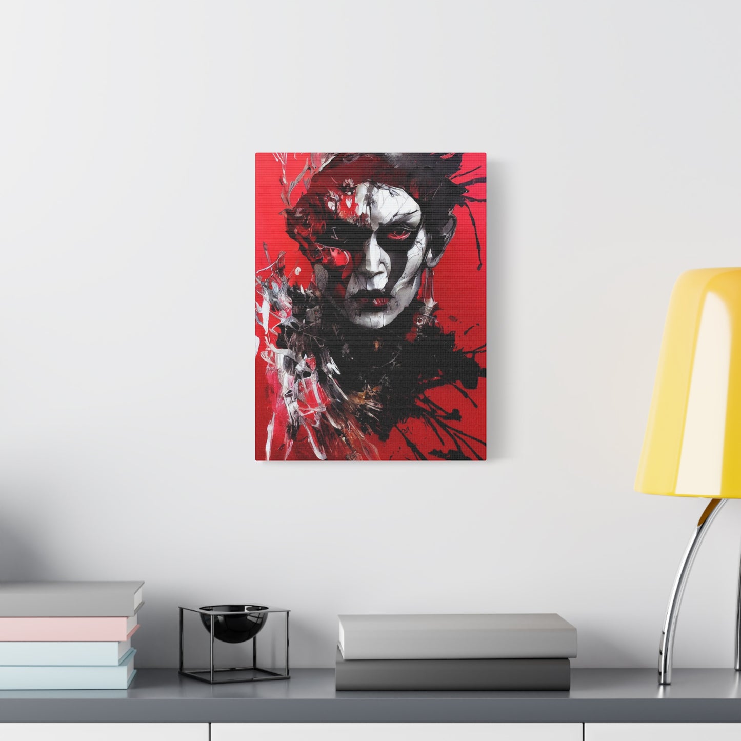 Shaman Red AI Gen Matte Canvas, Stretched, 1.25"