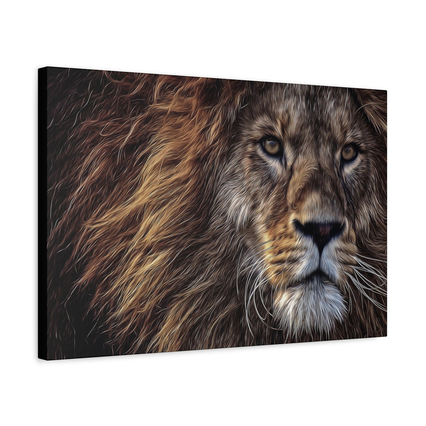 Lion Matte Canvas, Stretched, 1.25"