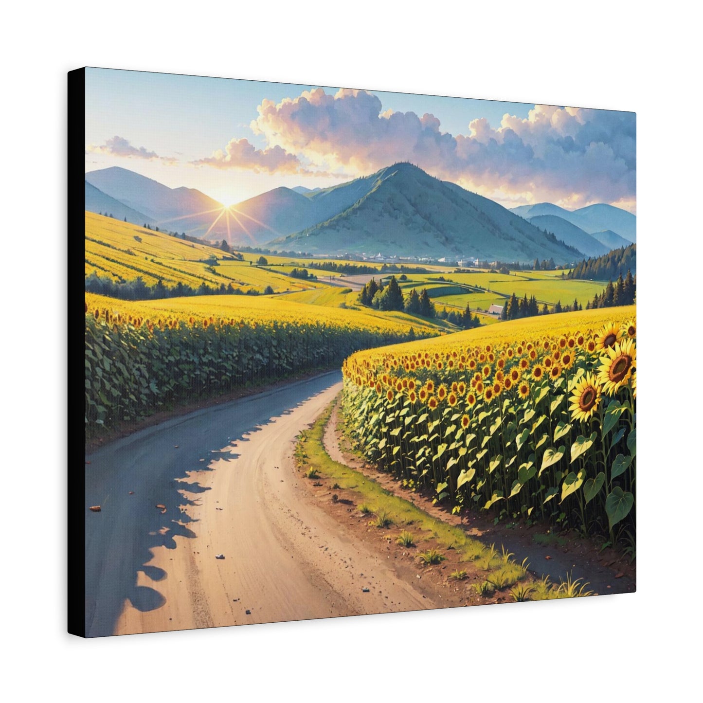 SunflowerAI Gen Matte Canvas, Stretched, 1.25"