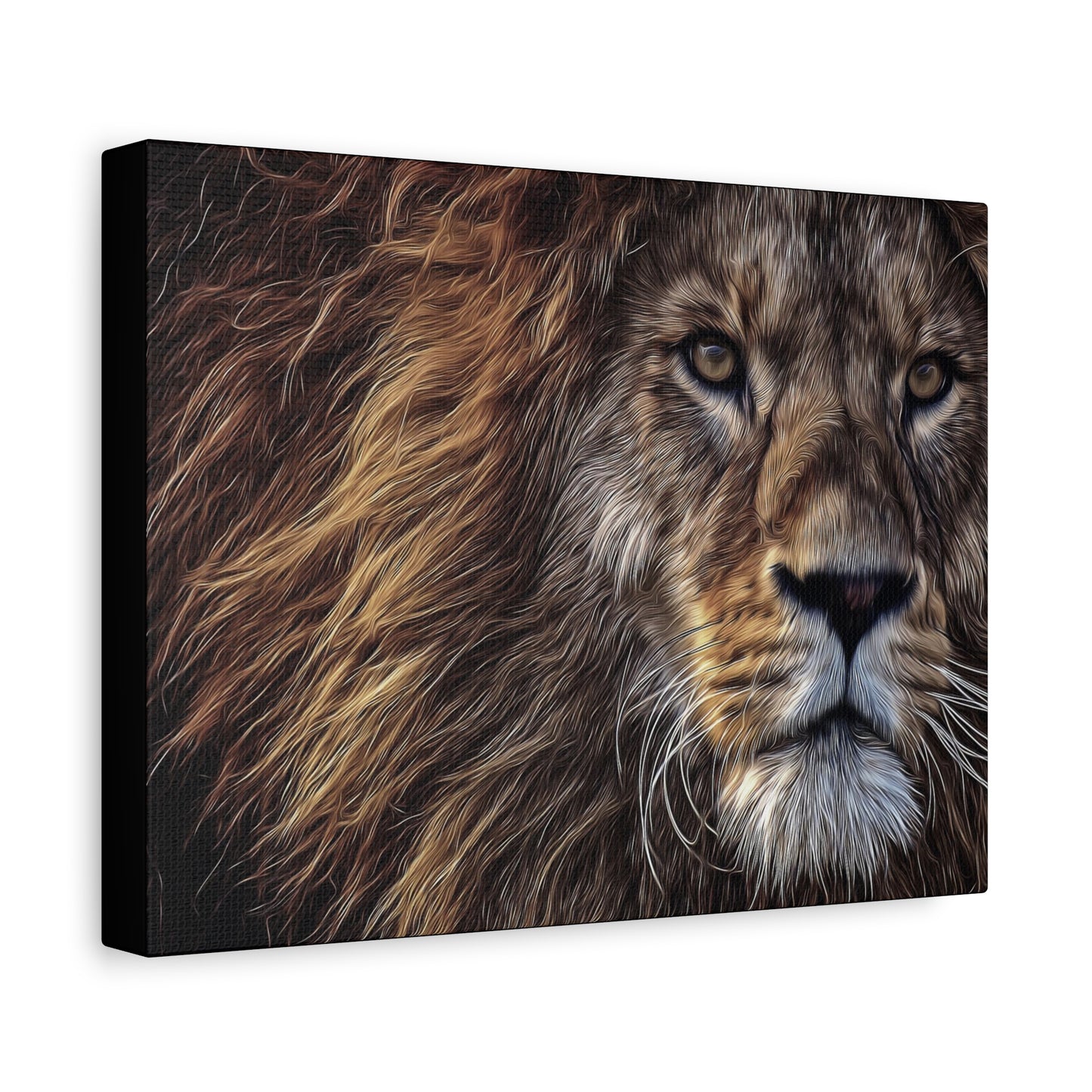 Lion Matte Canvas, Stretched, 1.25"