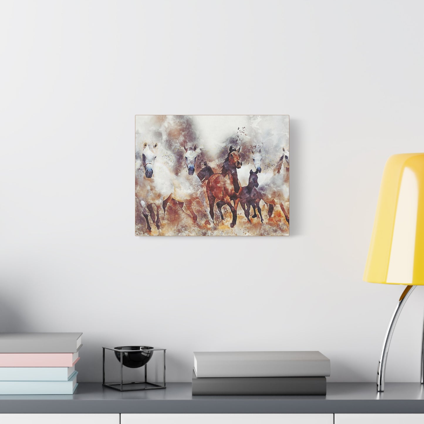 Horses Matte Canvas, Stretched, 1.25"