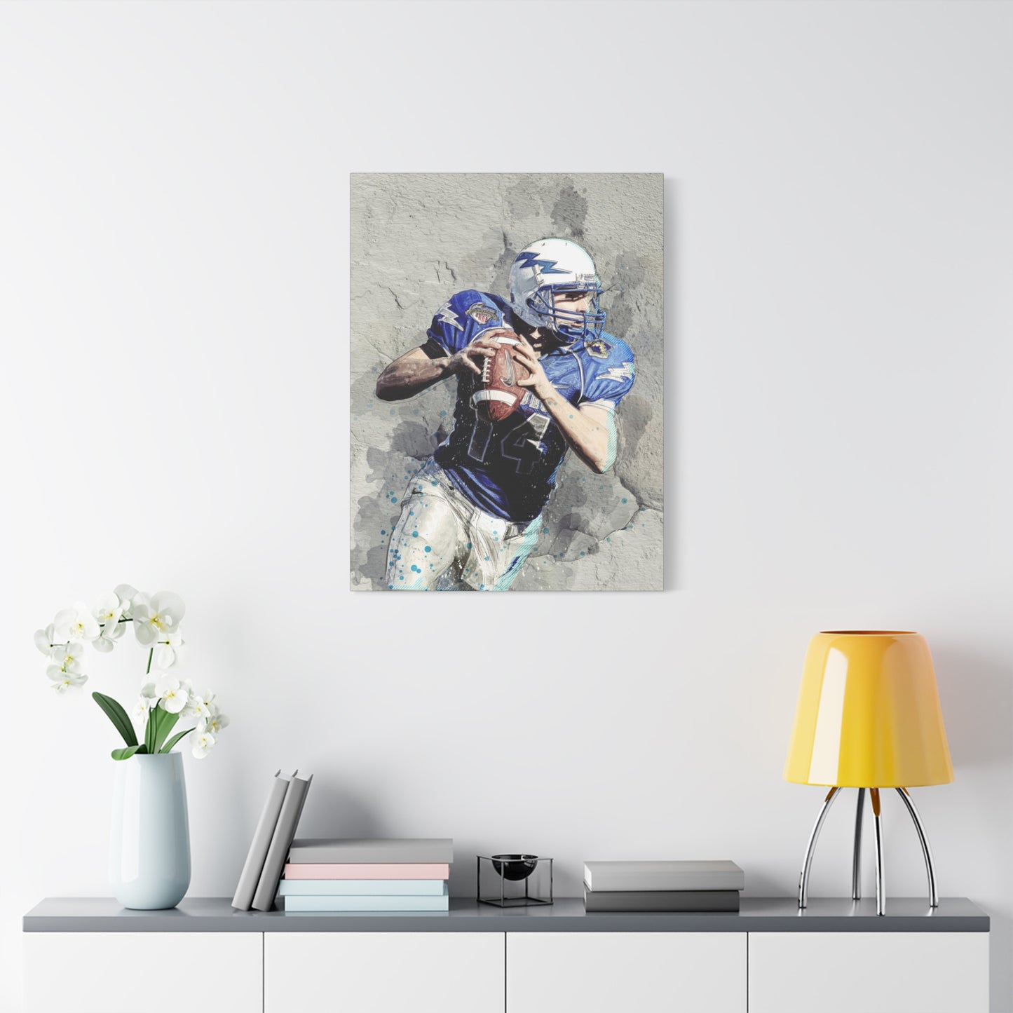 Quarterback Matte Canvas, Stretched, 1.25"