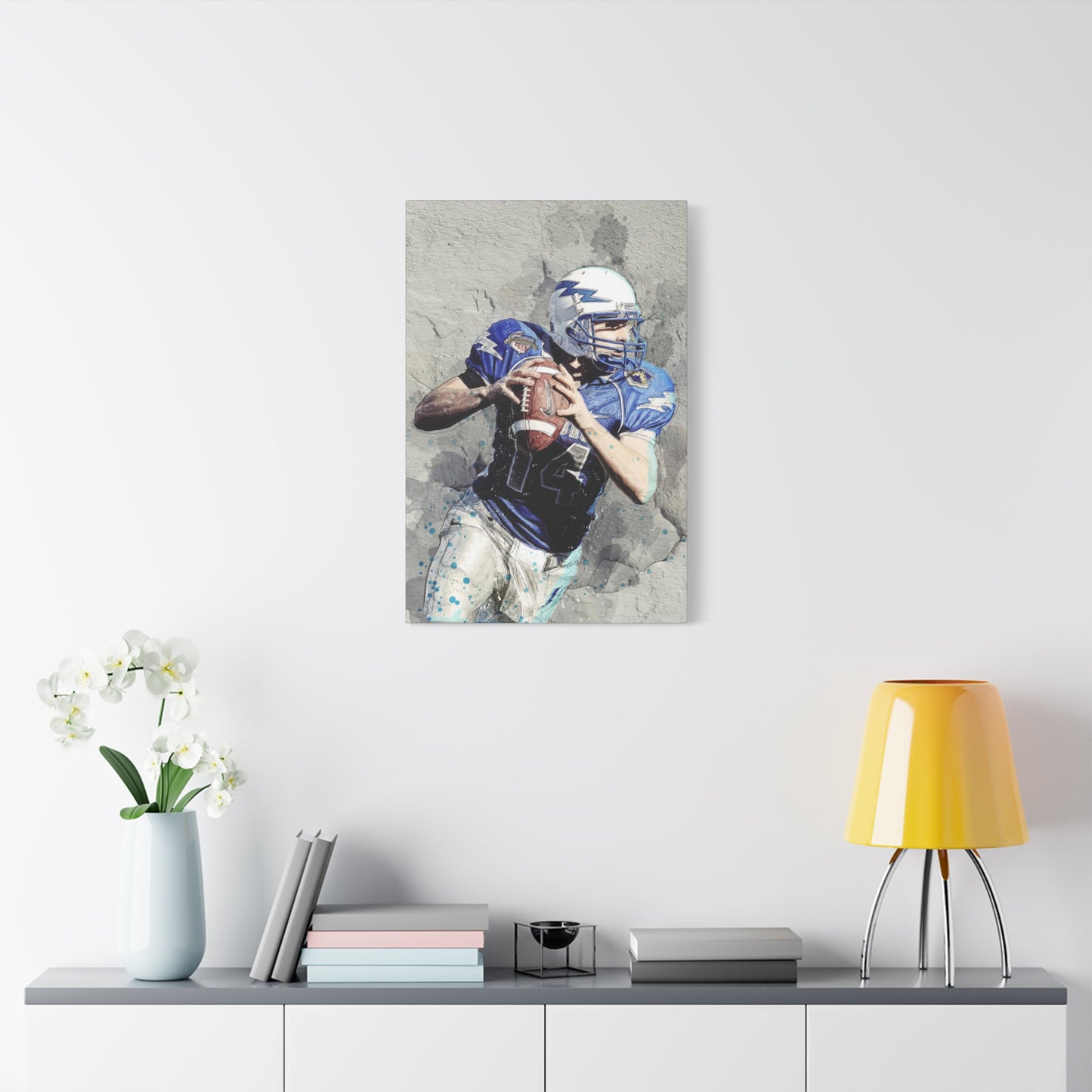 Quarterback Matte Canvas, Stretched, 1.25"