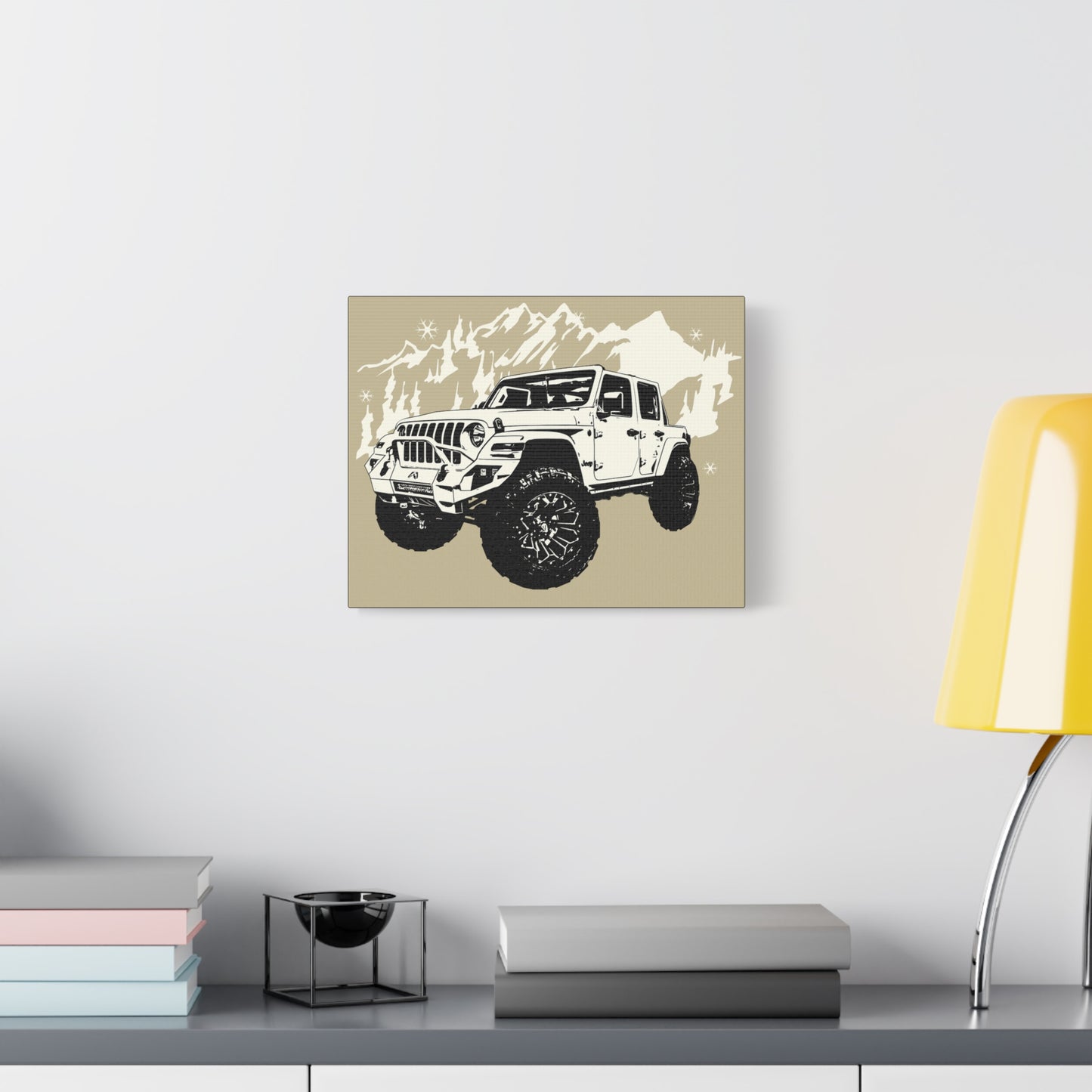 Jeep Matte Canvas, Stretched, 1.25"