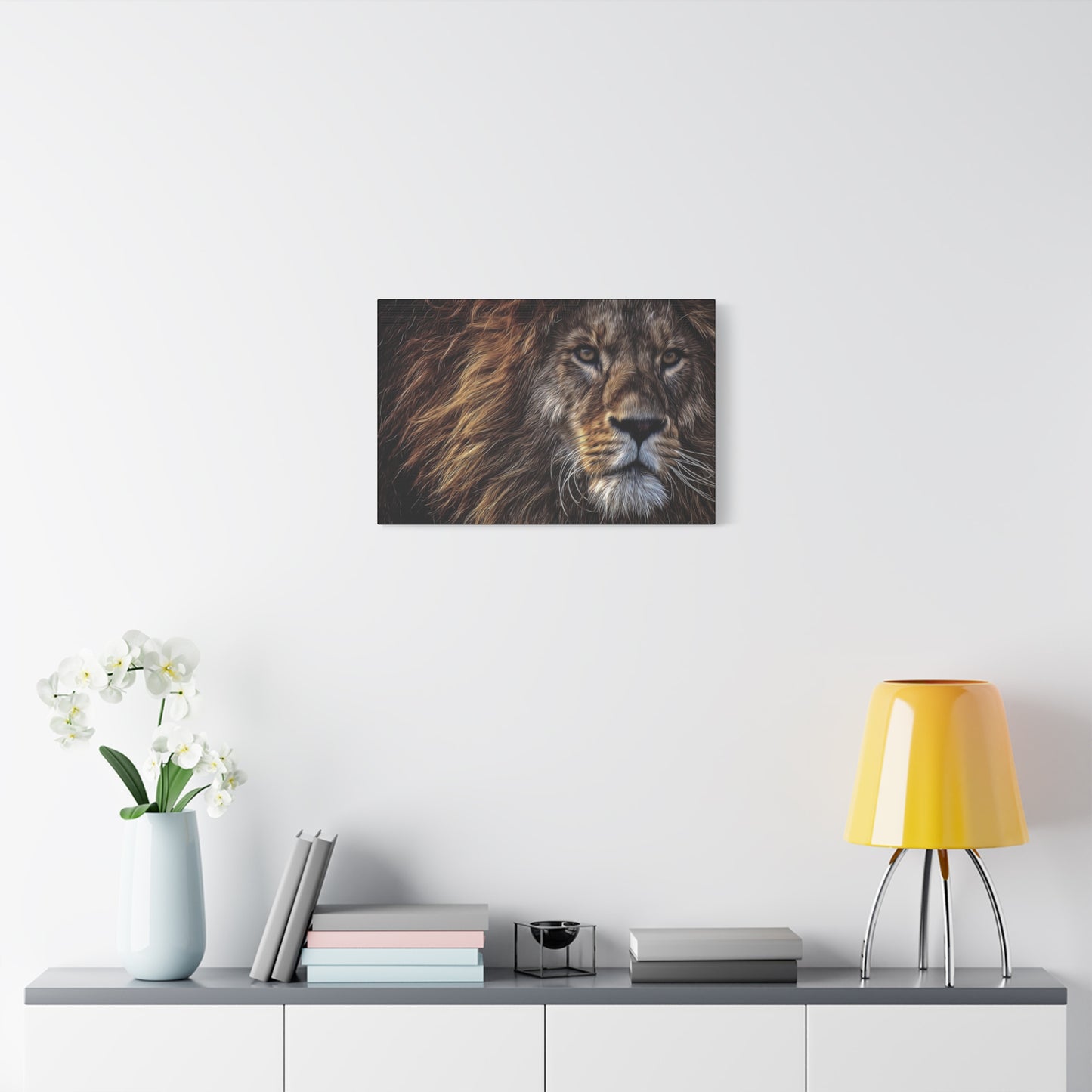 Lion Matte Canvas, Stretched, 1.25"