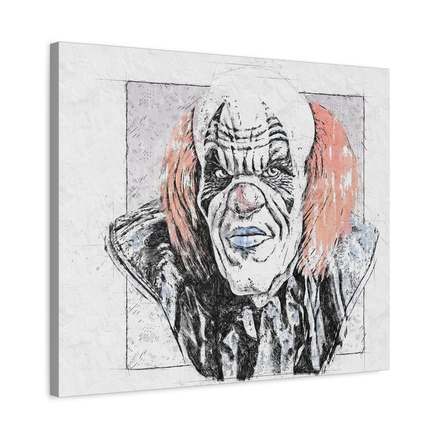 Clown Matte Canvas, Stretched, 1.25"