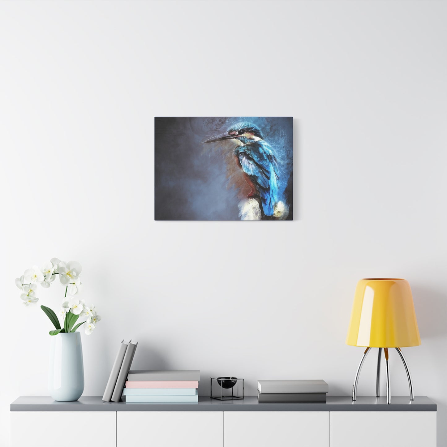 Kingfisher Matte Canvas, Stretched, 1.25"