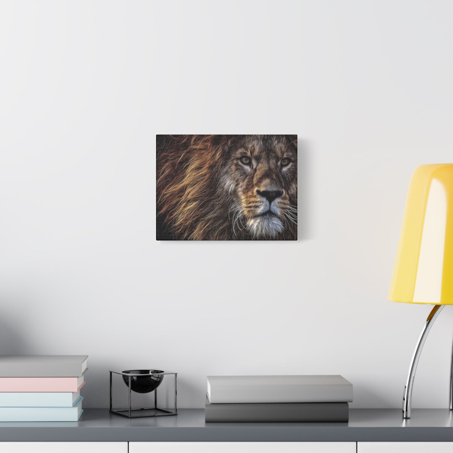 Lion Matte Canvas, Stretched, 1.25"