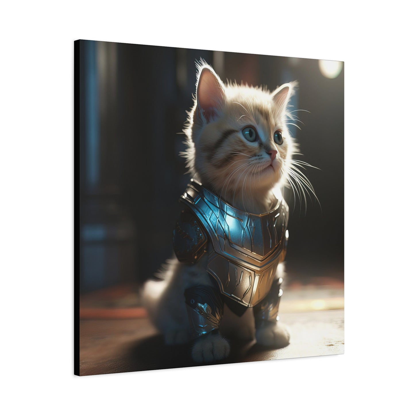 Thunder Kitten Matte Canvas, Stretched, 1.25"