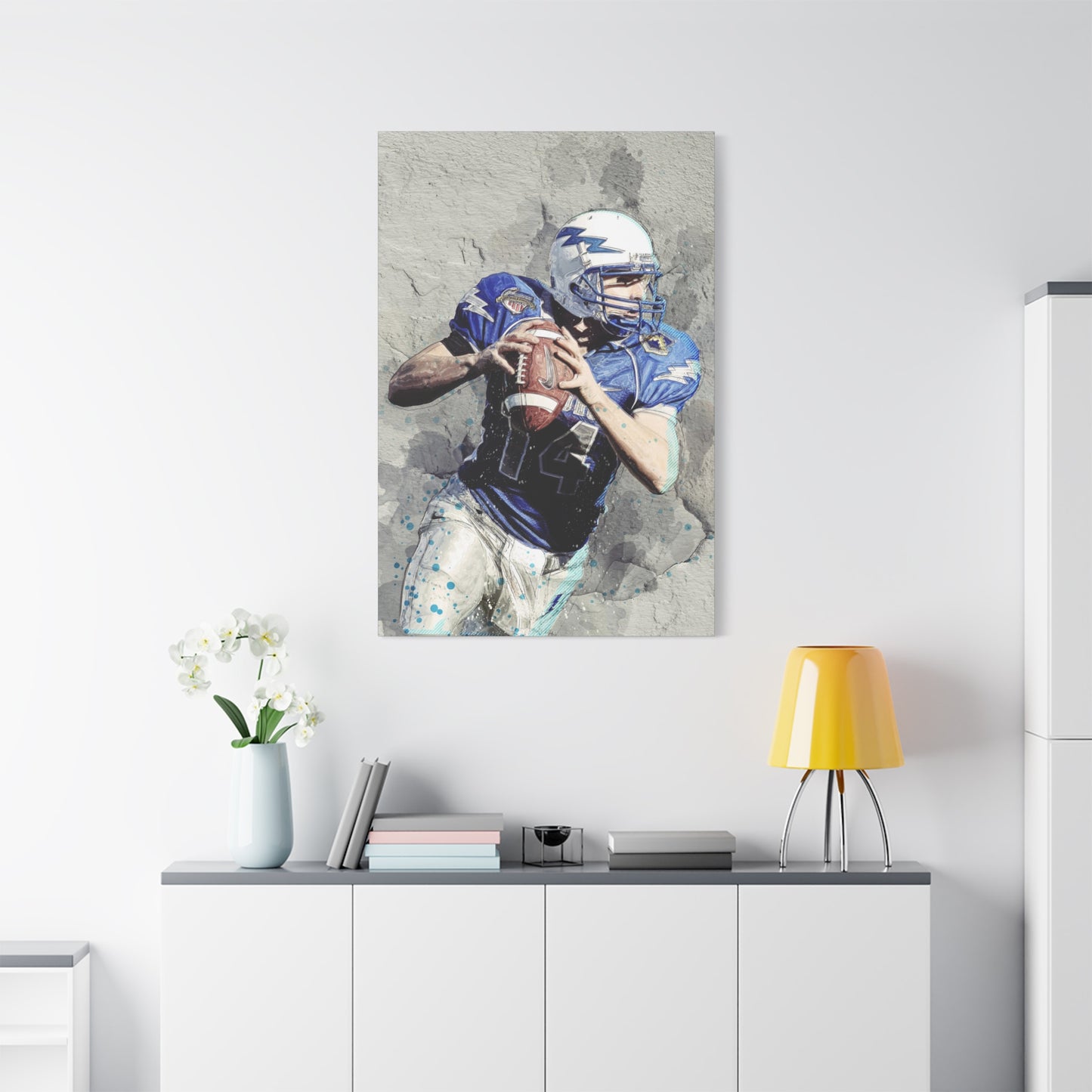Quarterback Matte Canvas, Stretched, 1.25"