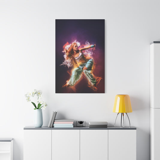 Dancing Woman Matte Canvas, Stretched, 1.25"