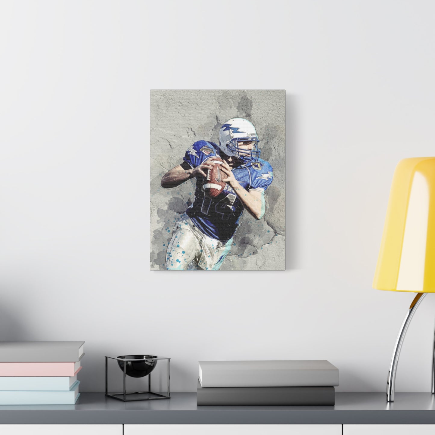 Quarterback Matte Canvas, Stretched, 1.25"