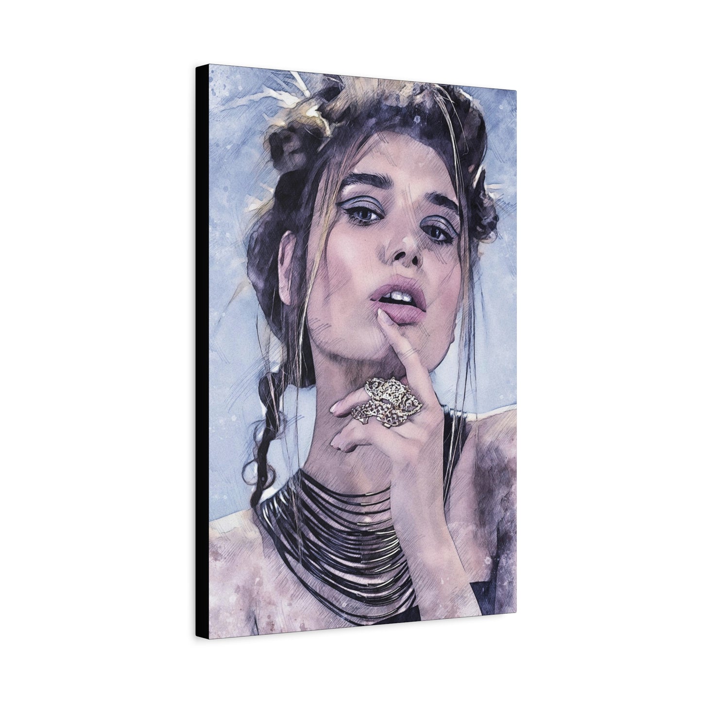 Woman Matte Canvas, Stretched, 1.25"
